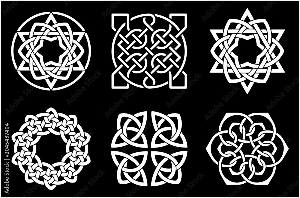 Fototapeta premium celtic knot design illustration vector