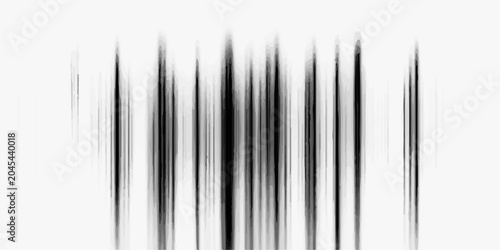 Bild auf Leinwand Abstract vertical lines in black and white, creating a dynamic and modern aesthetic