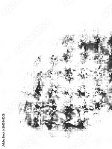 Abstract Halftone Dot Pattern Background with Geometric Gradient and Modern Monochrome Texture