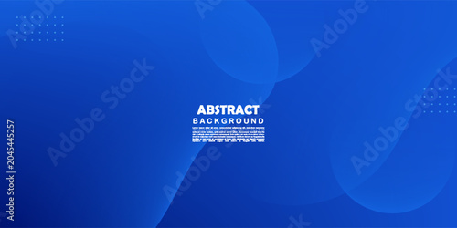 Obraz na plátně Abstract corporate background with blue geometric shapes and digital network lines