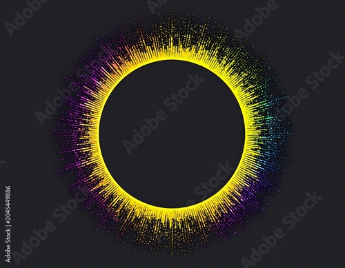 Solar Eclipse Ring of Light Energy.