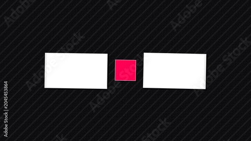 Minimalist Geometric Pattern Featuring Repeating White Rectangles And Pink Squares Arranged In A Symmetrical Grid Layout On A Textured Dark Background For Modern Digital Design Projects