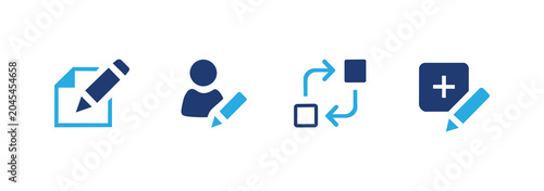 Foto Editing tool icon set