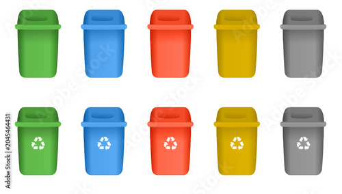 Public Recycling Container for Eco-Friendly Waste Disposal, recycle bin, dustbin