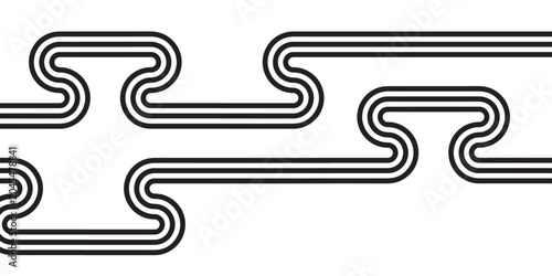 Abstract geometric background with thin black lines connecting dots on white.
