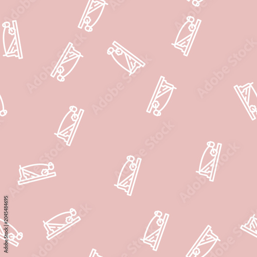 Fényképezés einarm antique weapon machine line seamless pattern einarm antique weapon machin