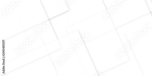 Bild auf Leinwand Abstract white and gray technology concept diamond triangle geometric line background