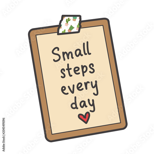 Canvas Print Motivation notes