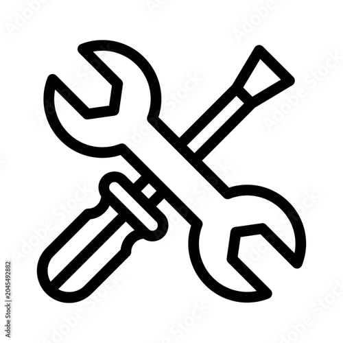 tools line icon