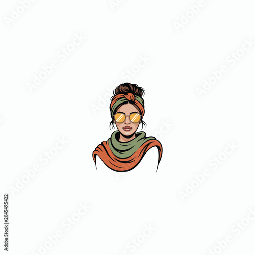 African Woman Fashion Portrait
