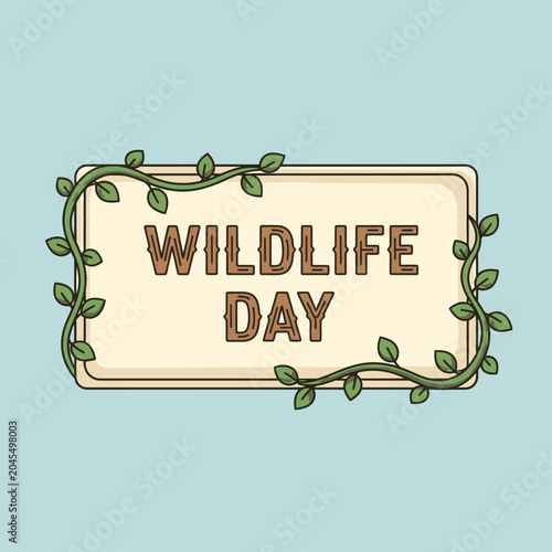 Wildlife Day Celebration with Nature Vines