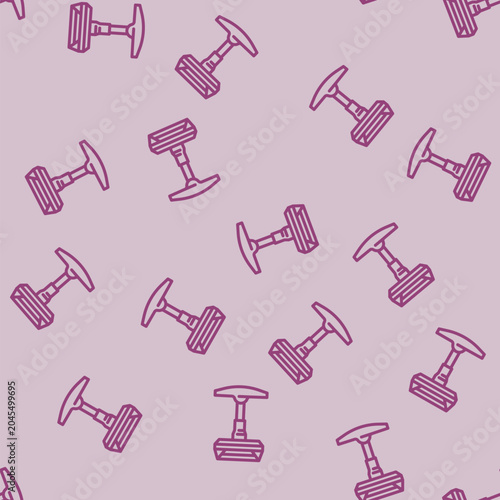 cufflinks jewelry line seamless pattern cufflinks jewelry thin line illustration