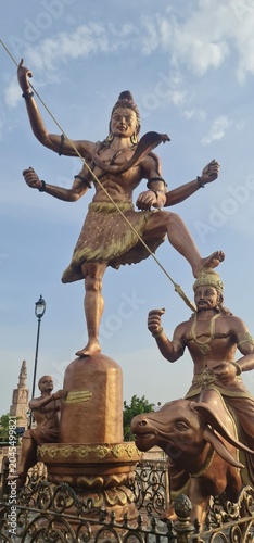 Majestic Giant Sculpture of Lord Shiva with Trident in Ujjain Heritage Corridor