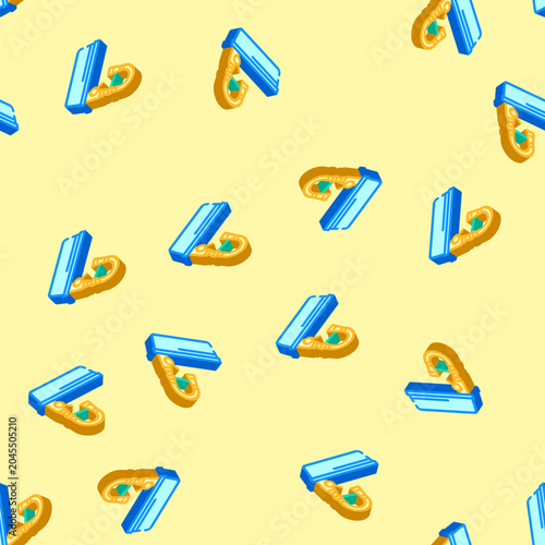 Φωτογραφία sink faucet isometric seamless pattern