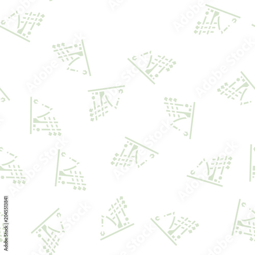 Φωτογραφία arrow thrower glyph vector seamless pattern