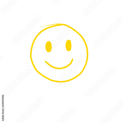 Konstfotografi happy smiley face