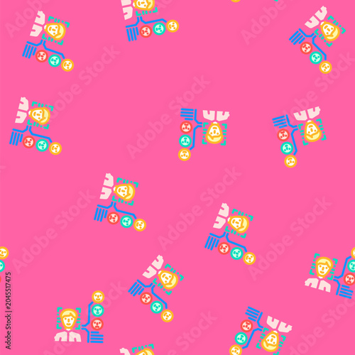 Canvastavla sentiment analysis face nlp vector seamless pattern sentiment analysis face nlp