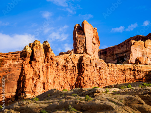 Canvastavla An outcrop at Moab National Park appears to have a pair of wings