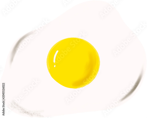 Canvastavla fried egg