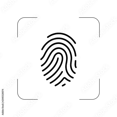Fingerprint Authentication Icon / 指紋認証アイコン