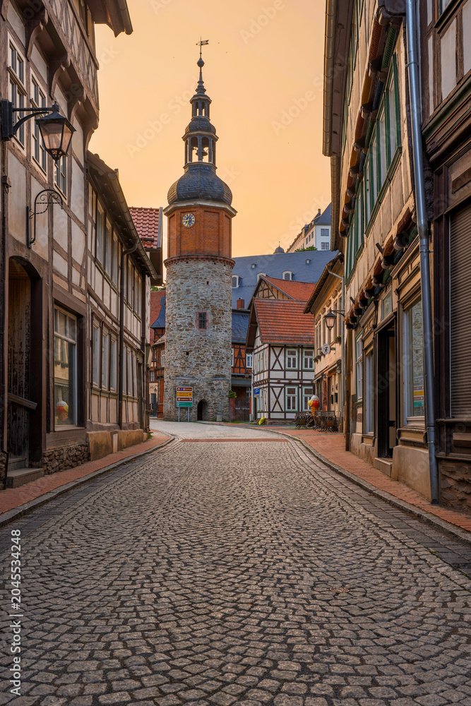 Obraz premium Bilder aus der historischen Harzstadt Stolberg Harz