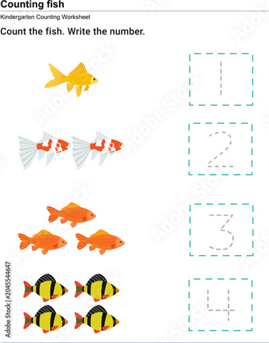 Count and Trace number for kids