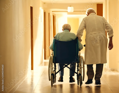 Nursing home of care center for senior adult