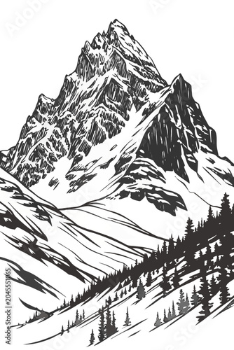 mountain landscape in the mountains