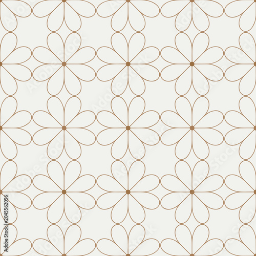 

A seamless floral pattern design with pink spring flowers and pastel leaves makes a beautiful vector illustration for wallpaper, textile ornament, and nature backdrop decoration