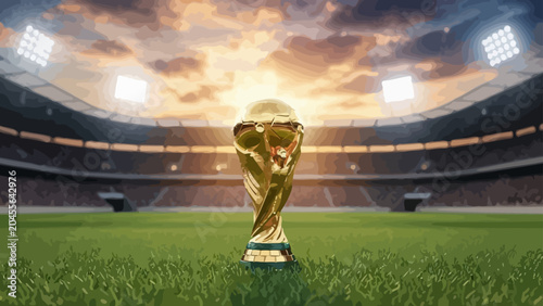 Foto soccer ball in the green grass
