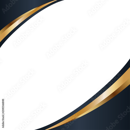Elegant and sophisticated social media post template. Abstract frame for businesses or certificates