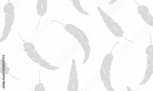 Obraz na płótnie Doodle Chili Seamless Pattern