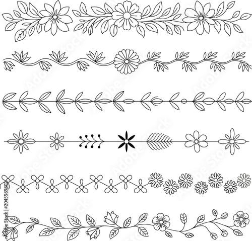 set of decorative elements for design