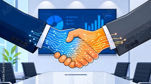 Digital Handshake Between Human and Artificial Intelligence Technology