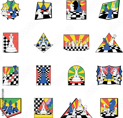 Photography Winning chess moves, linked tactics, powerful pieces, checkmate scenes, defensive layouts, and legal move concepts