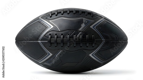 High-Tech Football On White Solid Background, Modern Smart Sports Ball With Advanced Design, Innovative Equipment For Training, Fitness, And Performance
