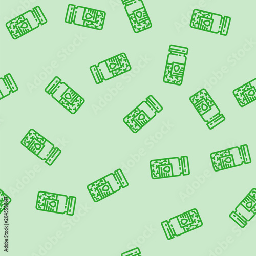 Bilde på lerret immunotherapy cancer treatment line seamless pattern immunotherapy cancer treatm