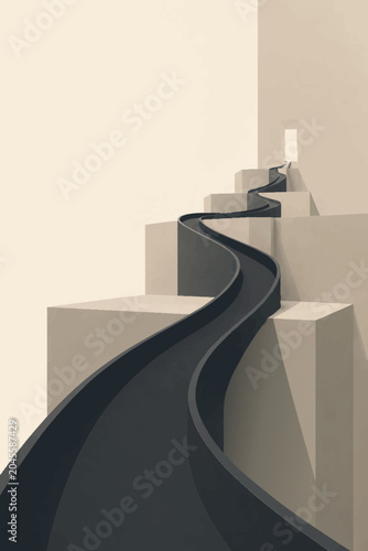 Architectural Flow Systems – Abstract Monumental Vector Collection.