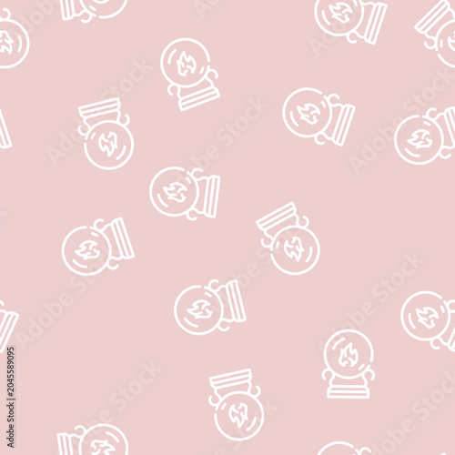 Принти на полотні sphere for spiritism line seamless pattern sphere for spiritism thin line illust
