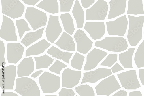 Natural stone seamless pattern. Paved yard. Sandstone garden design. Vector. 