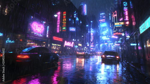 night view of the city in moscow