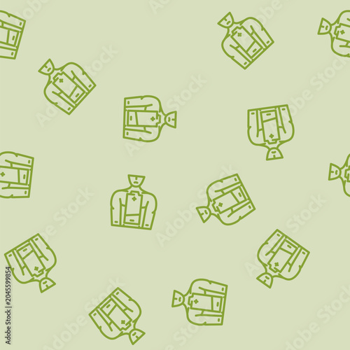 Fotografia chronic fatigue syndrome line seamless pattern chronic fatigue syndrome thin lin