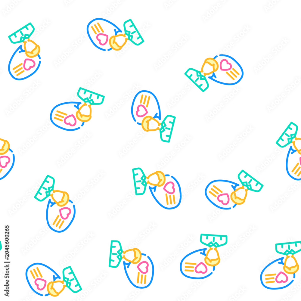 Fototapeta premium client like testimonial vector seamless pattern client like testimonial sign illustration