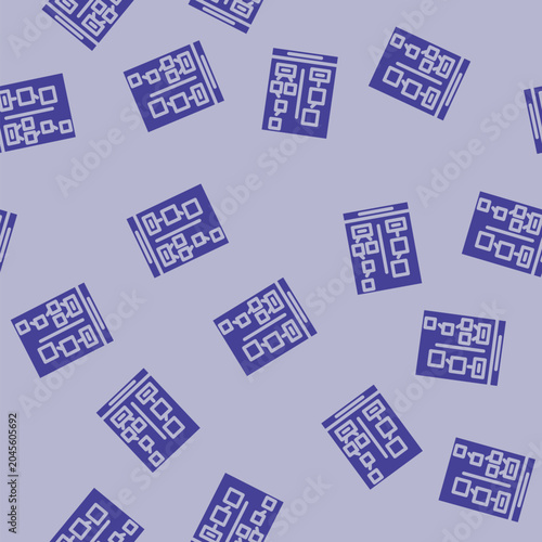 Fotografia affinity diagram ux ui design glyph vector seamless pattern