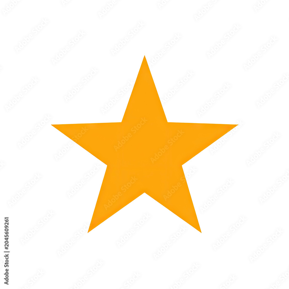 Obraz premium Gold Star on Black