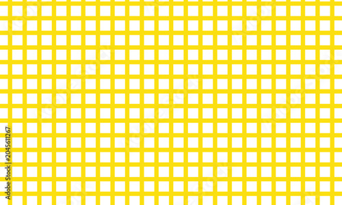 abstract hand drawn yellow grid line pattern vector illustration.