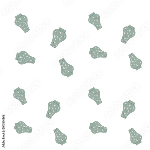 Korean traditional celadon porcelain vase seamless pattern background PNG