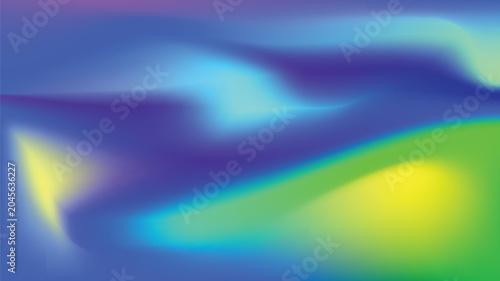 Colorful abstract shapes and gradients blue