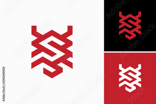Letter S Scorpion Vector Logo Premium 

