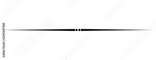 Canvastavla Elegant Black Calligraphy Page Divider Vector Asset, Minimalist Ornamental Line